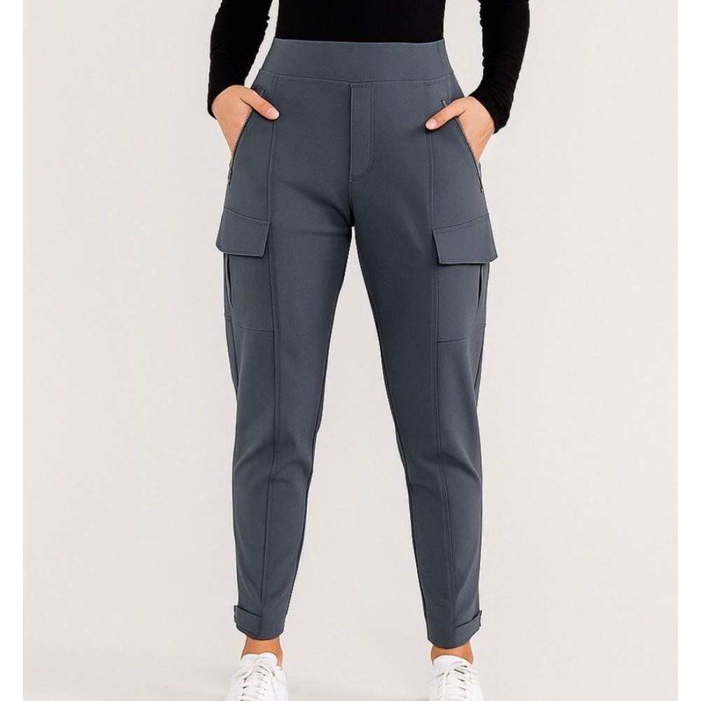 ATHLETA Endless High Rise Cargo Utility Pant Size 10 Smokey Blue #467187-04‎